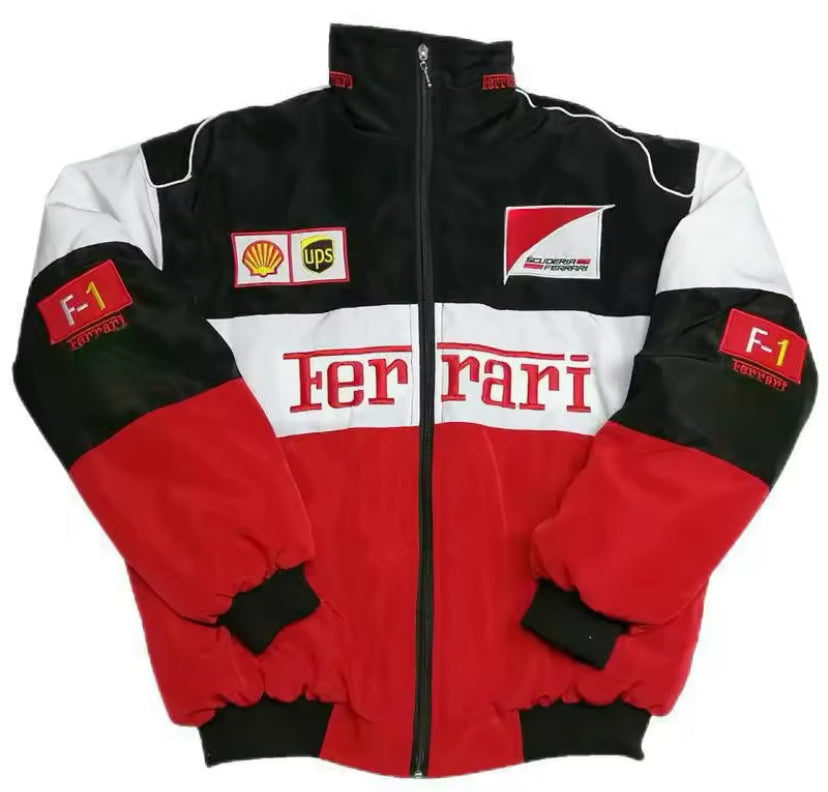 F1 Jacket Red And White